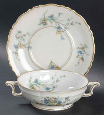 Haviland Fleurette  Cream Soup & Saucer 2165944 picture