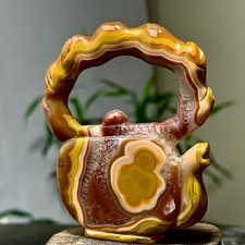 47gNatural Beautiful Agate Quartz Teapot Gemstone picture