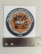 High Explosive Application Facility Lawrence Livermore Lab Decal picture