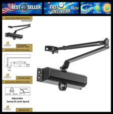 Dynasty 2000 Series Door Closer, Sprayed Duronotic Bronze, Spring 2 picture