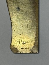Mid Century Carl Aubock Brass Ruler Letter Opener Austria Model 4963 Vintage picture