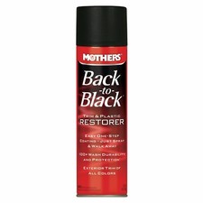 Mothers 06110 Back-to-Black Trim & Plastic Restorer Aerosol, 10 oz. picture