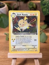 Dark Raichu 83/82 Team Rocket Holo Rare WOTC Vintage Pokemon Card 2000 picture