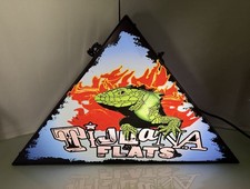 Genuine Light Up Tijuana Flats Restaurant Bar Man Cave 30” Hanging Sign - WORKS picture