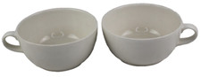 Pfaltzgraff Creamy White Set 2 Soup Bowls Huge B picture