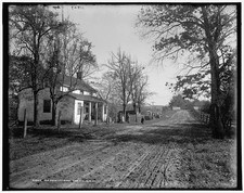 Photo:Far Hills New Jersey c1900 Old Country Road Dwellings Rural Road picture
