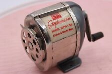 Vintage Boston Pencil Sharpener Model KS Wall Or Table Mount Manual 8 Hole USA picture