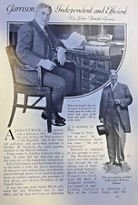 1914 Lindley Garrison Secretary of War illustrated picture