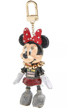 BaubleBar Disney MINNIE MOUSE ALL THE JINGLE LADIES Bag Charm Keychain NEW NIB picture