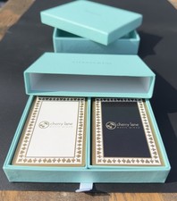 Vintage Tiffany & Co. CHERRY LANE Music Group Custom Double Deck Playing Cards picture
