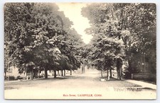 Postcard Dirt Main Street Lakeville Conn. picture