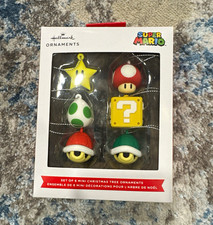 MIX & MATCH 5 boxes of Hallmark Disney Mini Christmas Tree Ornaments Set of 6 picture