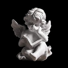 Angel Statue Cherub Wings Figurine Indoor Outdoor Guardian Home Garden Angel picture