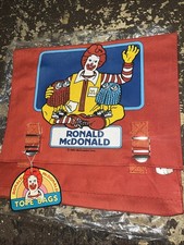 Vintage 1983 McDonald’s Ronald McDonald Tote Bag New With Tag Super Rare Wow picture