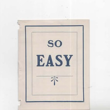 1920s Campbell’s Soup “So Easy” whimsical Advertising Booklet picture