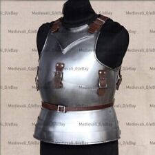 18GA Steel Medieval Polished Cuirass Front & Back Breastplate Cosplay Armor picture