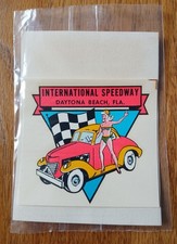 1960s Vintage Daytona Speedway, Stock Car Racing Water Transfer Decal 1938 Ford  picture