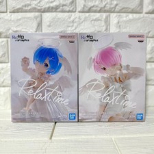 Re:Zero Relax time Figure Rem Ram Sweet Angel ver. Set BANPRESTO Japan Anime New picture