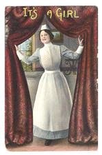 Postcard Divided 1915 Germany Makers Mark SB in Circle Series 1307  