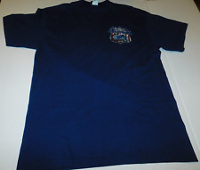 Harley Davidson DeLux Merchandise XL Dark Blue Harley Logo W/ Motorcycle T Shirt picture