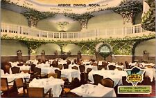 Linen Postcard Arbor Dining Room, Hotel Buffalo in Buffalo, New York picture