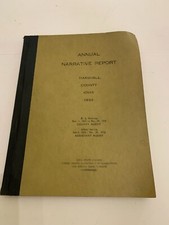 1934 Narrative Annual Report County Agent Marshall County Iowa picture