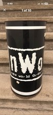 Vintage 1999 WCW NWO Metal Trash Can New World Order picture