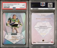 2023 Kakawow Disney 100 Wondrous Character Signature Buzz Lightyear /100 PSA 9 picture