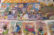 McDonald's, 1993 Animaniacs Set Of 4 Happy Meal Boxes & 5 Toys  - BRAND NEW picture