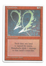 MTG Manabarbs X1 Fourth edition rare picture