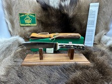 1987 Puma 6378 Outdoor Knife With Stag Handles & Sheath Mint In G/Y Box + Tag picture