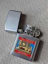 vintage JAPAN souvineer lighter SAN FRANCISCO california STAINLESS STEEL zippo picture