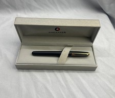 Sheaffer Prelude Fountain Pen Black w Gold & Two-Tone Nib M picture