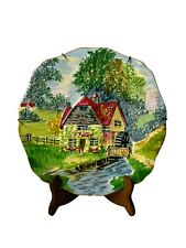 Royal Winton Grimwades Cottageware YE OLD MILL Plate Raised Design England 8.5” picture