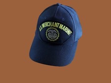 U.S MERCHANT MARINE U.S NAVY SHIP HAT OFFICIAL U.S MILITARY BALL CAP U.S.A MADE  picture