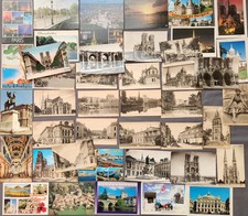 Lot of 43 FRANCE Chateauroux RPPC Reims Cathedral Postcard 1900-2000's City VTG picture