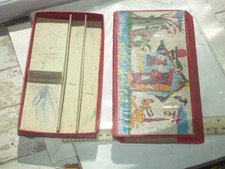Vintage licensed Walt Disney’s Mickey Mouse Club Pencil Box Pluto Donald Duck picture