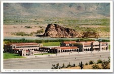Vintage 1930's Postcard Casa Del Desierto, Santa Fe Hotel, Barstow, California picture