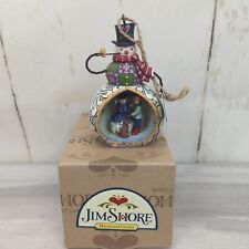 2009 Jim Shore Designs By Enesco Snowman Diorama Hanging Ornament Christmas  picture