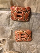 Lot of (27) Unused Lidz Brothers NY Mid Century Modern Pottery Buttons  picture