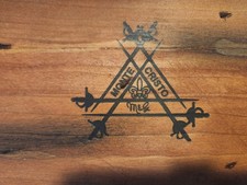 Unique Montecristo Wooden Cigar Mold Press 10 Cavity Tobacciana Wall Decor picture
