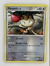 Meowth 114/147 Supreme Victors Reverse Holo Heavily Played Nintendo 2009 picture