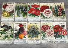 1920-40’s Flowers Seed Packets 