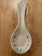 LONGABERGER POTTERY SPOON REST RED WOVEN TRADITIONS picture