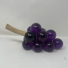 Retro Vintage Lucite Grapes - Purple 9