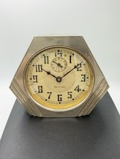 Vintage Art Deco 1930-34 Westclox LaSalle Dura 61F 403 Alarm Clock-Works picture