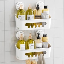 TAILI Shower Caddy Suction Cup 2 Pack, Heavy Duty Bathroom Organizer, Removab... picture