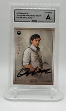 2025 Topps Star Wars Meiyo Poe Dameron #RS-19 Signed by Oscar Isaac SWAU Slab picture