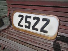 Vintage Norfolk & Western Railway  AUTHENTIC DIESEL LOCOMOTIVE NUMBER PLATE 2522 picture