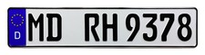 German License Plate picture